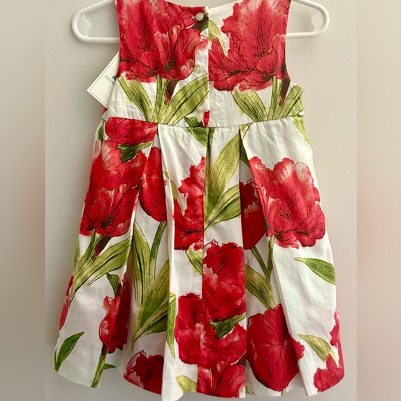 Baby Gap Floral Party Dress 12-18 Months NEW WITH TAGS - Picture 3 of 7